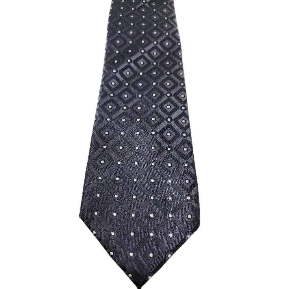 Donald J. Trump 3 Silk Ties Lot - Signature Collection Blue Striped/Check - Picture 6 of 6